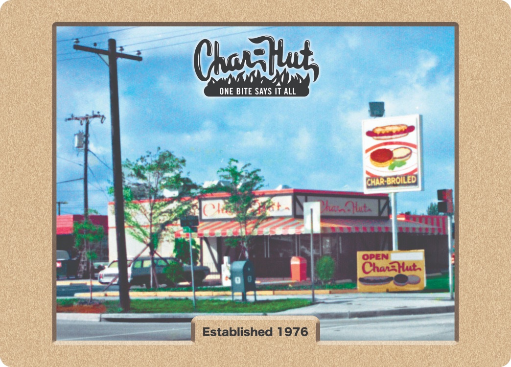 The original Char-Hut restaurant, established 1976